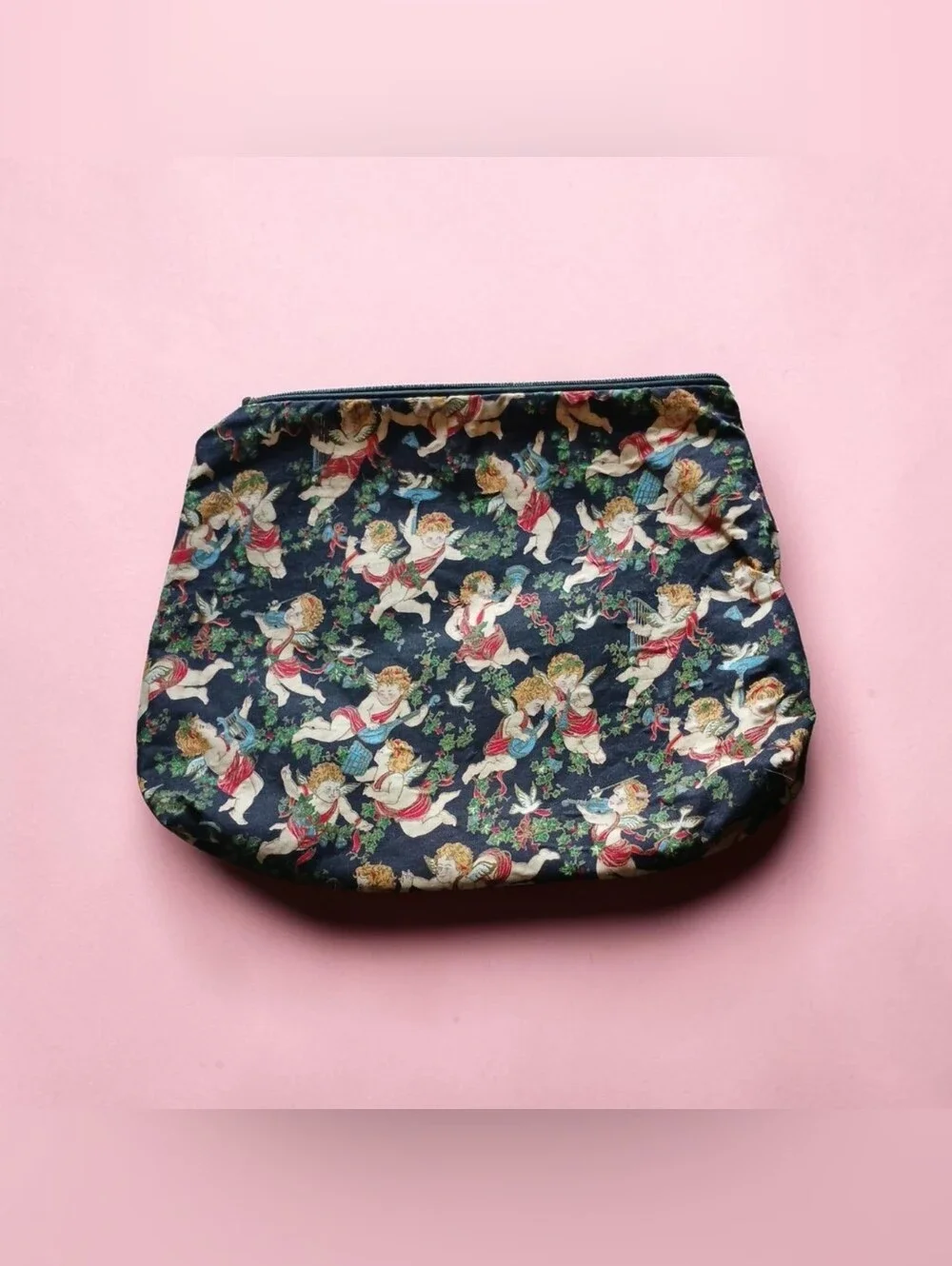 Vintage Zip-Up Bag | Travel | Make-Up Pouch